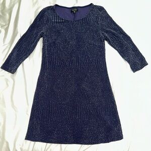 Elegant Navy Blue Dress